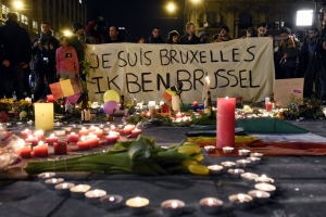 Hommage aux victimes des attentats du 22 mars