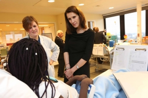 Visite de l'Hôpital des enfants Reine Fabiola